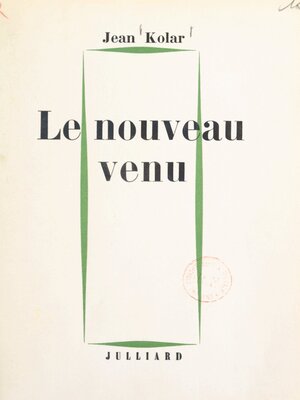 cover image of Le nouveau venu